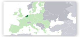 Situaci�n de netherlands