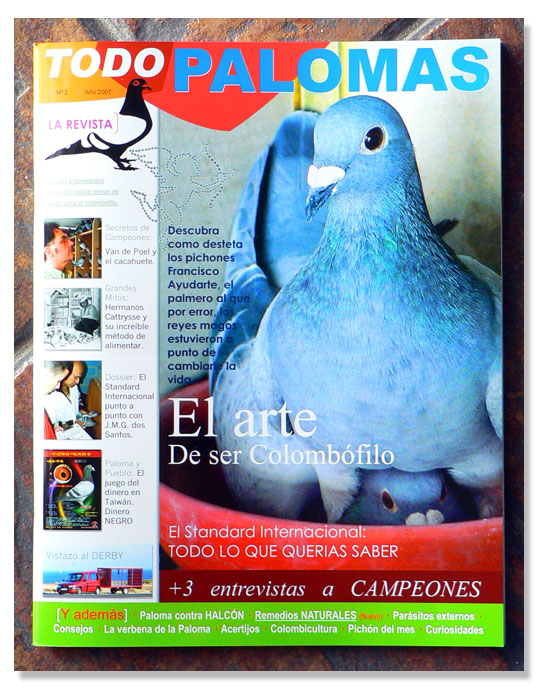 Ojalá Reducción de precios Blanco TODOPALOMAS - Revista colombófila - Todo para el colombófilo y la paloma